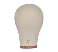 Milageto Testa di parrucca della testa di mannequin tela Modello leggero con fori di montaggio Manikin Stand per fare parrucche, barbiere, 23inch