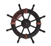 Milageto Timone in Legno per Decorazioni Nautiche, 45x4x45cm