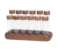 Milageto Tubi monodose per la conservazione dei chicchi di caffè, contenitori per chicchi di caffè espresso, con coperchio sigillato, contenitore per il, 6 Corti E 6 Lunghi