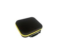 Milageto Valigetta per trapano elettrico, organizer per utensili, scatola portautensili rigida multiuso leggera e antiurto per ferramenta elettrica, Giallo, 33 Cm X 22.5 Cm X 9