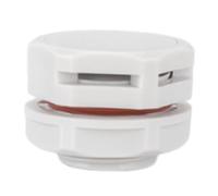 Milageto Valvola di Sfiato per Illuminazione, Antipolvere, Impermeabile, IP 67, Vite di Sfiato, Valvola di Riduzione della Pressione M16x1,5, Tappo di Sfiato C, Bianco