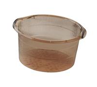 Milageto Vasca per pediluvio, portatile, comoda, versatile con maniglie, vasca per pediluvio, per massaggio per la casa, CaffÈ