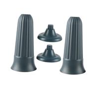 Milageto Vaso per fiori da cimitero, decorazione per lapide, vaso per piante da prato, comodo da usare in giardino, elegante decorazione per esterni, con Base