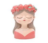 Milageto Vaso per Fiori da Ragazza, Grazioso Vaso in Resina, Moderno, Regalo Decorativo, per Piante da Ragazza, per Ingresso, scrivania, Soggiorno, libreria, Style B