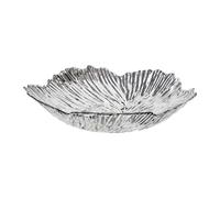 Milageto Vassoio decorativo per frutta, porta pane, porta frutta, regalo per la famiglia, piatto per spuntini, verdure a forma di petalo per fattoria, Bianco