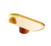 Milageto Vassoio decorativo per gioielli, vassoi per lavabo da bagno, portaoggetti, per cosmetici e profumi, L