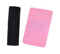 Milageto Vassoio per extension ciglia, supporto per ciglia, accessorio leggero per extension ciglia per studi, Rosso Rosa Da 7 a 14 Mm