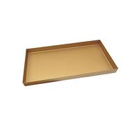 Milageto Vassoio portaoggetti in Acciaio Inox Portasciugamani Piatto portagioielli Multiuso per Piccoli Oggetti Tavolo Pranzo Arremento Bagno, io