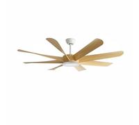 Milageto Ventilatore da Soffitto Plafoniera Ventilatore Soffitto Luce Lampadario con Illumazione 24W Motore Silenzioso, 60 Pollici, Colore Legno, Versione Graffiti