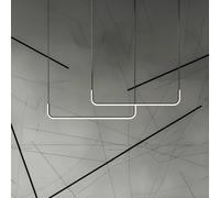 Milagro Lighting Lampada LED a sospensione Horizon, metallo, nero, 4.000 K Milagro Lighting