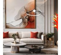 Milagro Lighting Lampada LED a sospensione Perla, metallo, acrilico, nero, 4.000 K Milagro Lighting