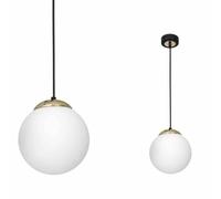 Milagro SPARTA NERO/ORO Lampada a sospensione 1xE27