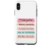 Milagroso, abres camino. Cumples promesas. Luz en tinieblas. Custodia per iPhone XS Max