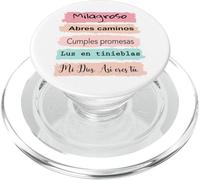 Milagroso, abres camino. Cumples promesas. Luz en tinieblas. PopSockets PopGrip per MagSafe
