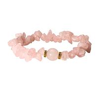 MILAKOO Bracciale in Quarzo Trasparente con Pietre Preziose - Set Yoga Energy Curativo