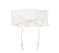 MILAKOO Cintura da Donna Ampia e Morbida in Pelle PU con Coulisse Cintura da Donna Ampia Cintura a Cravatta Obi Ampia Fascia a vita Avvolgente Cintura a Cravatta per Abito Matrimonio Festa