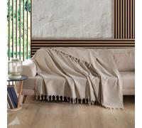 Milam London Copridivano Grande In Cotone Per Divani Letto Divani Letto Copriletto Doppio Copridivano Grande 2 Posti 200 X 230 Cm Beige