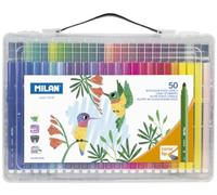 Milan 50 Colors 31x23 Marker Pen Multicolor Bambini
