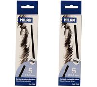 Milan 8411574078029 Carboncino Naturale, Confezione da 10 Pezzi