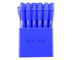 Milan 936011 - Bolígrafo, color azul, pack de 40 unidades