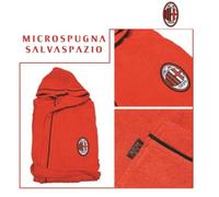 Milan Accappatoio in Micro Spugna Salva Spazio Varie Taglie Prodotto Ufficiale (Taglia XXL)