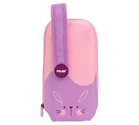 Milan Astuccio Scuola Milan Animals Violetta 22,5 X 11,5 X 11 cm S_0301_S8427009