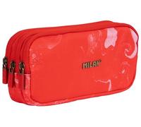MILAN® Astuccio portapenne 3 cerniere serie Lava, rosso