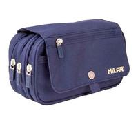E_0002_S8428904 Milan Astuccio Scuola Milan Serie1918 Azzurro 13 x 24 x 10 cm Co