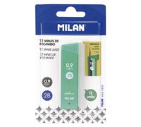 Milan Blister 1 Matita 12 Mine Di Ricambio Hb 0.9 Mm