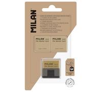 MILAN® Blister di gomma Master Gum (speciale per belle arti) con custodia rigida + 2 gomme di ricambio