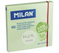 Milan Blocco Da 90 Foglietti Adesivi Super Forti 76x76 Mm