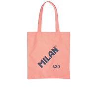 Borsa Tote Bag in Tela Milano Serie 1918 - Dimensioni 50x38x41cm - Manico Lungo 27cm - Tessuto 'Ripstop' - Colore Rosa