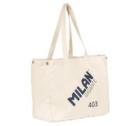 MILAN® Borsa tote grande GIGANTE 403 collezione dal 1918, beige, Beige, 51 x 40,5 x 21,5 cm