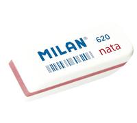 Milan Box 20 Nata Bevel Rubber, White And Sandwich Color