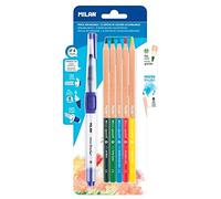 MILAN BWM10401 - Set con pennello ad acqua e 5 matite acquerellabili