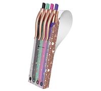 Milan CAJA DE BOLÍGRAFOS DE TINTA DE ACEITE RETRÁCTIL P1 COOPER 176583914/14 UNIDADES/COLORES SURTIDOS
