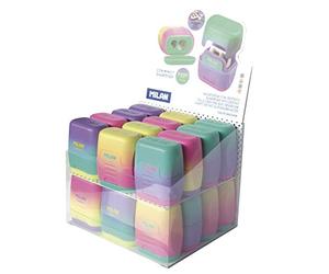 MILAN Caja expositora 24 sacapuntas COMPACT Sunset