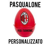 MILAN calcio SUPER PASQUALONE SORPRESONE UOVO DI PASQUA CONTENITORE CON GADGET