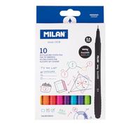 MILAN® Confezione 10 pennarelli punta fine SWAY Fineliner 0,4 mm