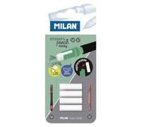 Milan Confezione Blister Da 4 Gomme Di Ricambio Per Matita Meccanica Sway