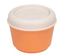 MILAN® Contenitore per alimenti ermetico rotondo 0,25 l, arancione-beige