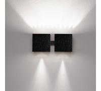 Milan Dau lampada a parete 2 luci, 6116, Dau [Lampade per Interni > Lampade a Parete]