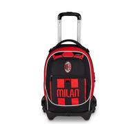 Milan Est.1899 Zaino Scuola 33 Litri con Trolley Jack-3wd+