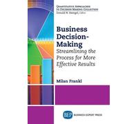 Milan Frankl Business Decision-Making (Tascabile)