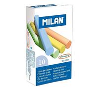 MILAN Gessetti 10 colori anti polvere 8,5 cm