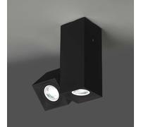 Milan Iluminación Milan Dau Spot plafoniera 2 luci nero 4058