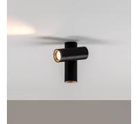 Milan Iluminación Milan Haul plafoniera LED 2 luci, nero 6802