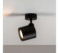 Milan Iluminación Milan Kronn plafoniera 1 luce altezza 16,6cm nero 4227