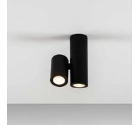 Milan Iluminación Milan Kronn spot da soffitto 2 luci nero 4237