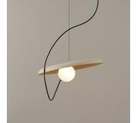 Milan Iluminación Milan Lampada a sospensione Wire Ø 38 cm color visone 6986